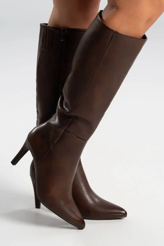 Μπότες Knee-High Μυτερές