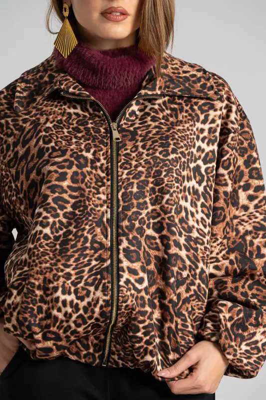 Μπουφάν Bomber Leopar