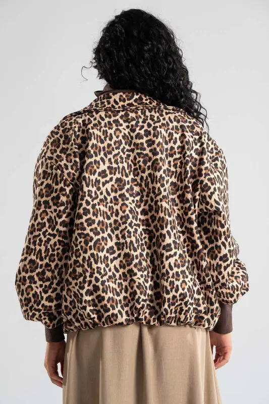 Jacket Leopard Bomber 