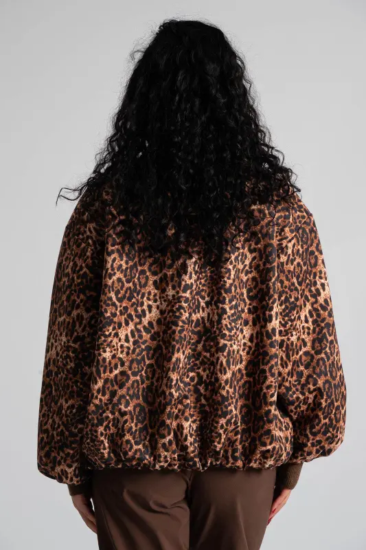 Jacket Leopard Bomber 
