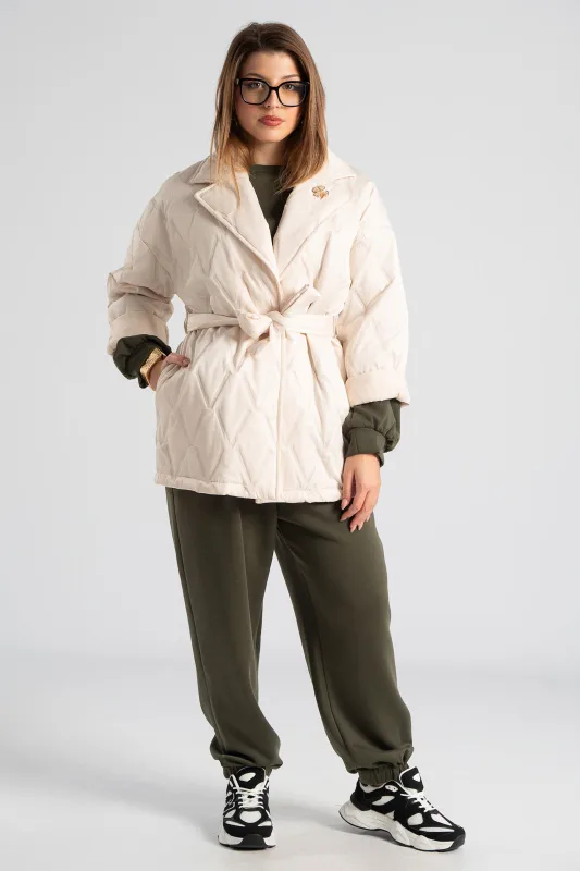 Cardigan Quilted Pin Belt