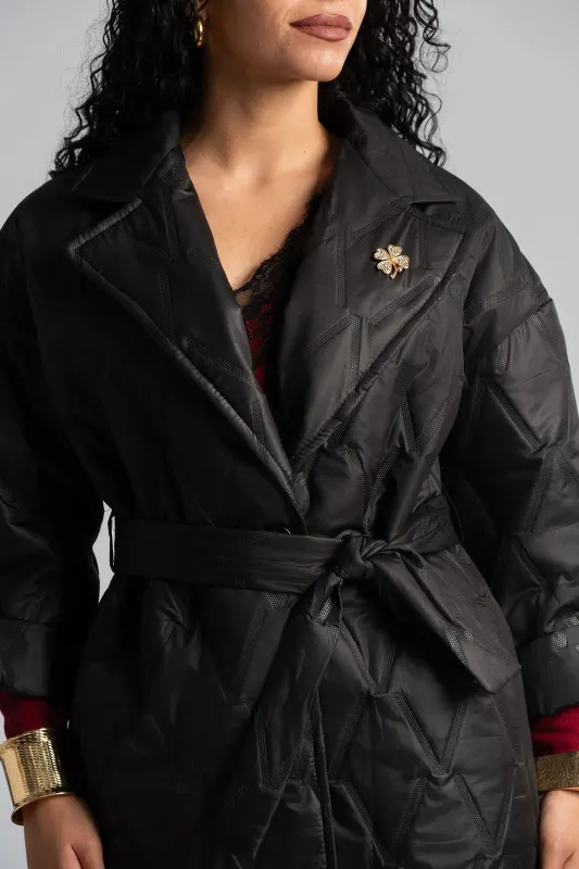 Cardigan Quilted Pin Belt