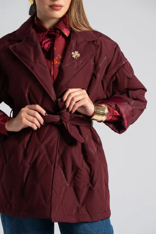 Cardigan Quilted Pin Belt