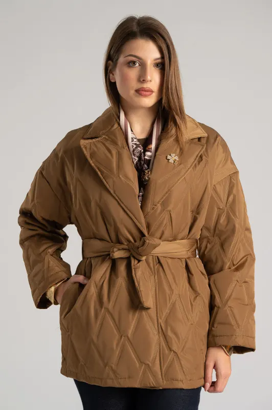 Cardigan Quilted Pin Belt