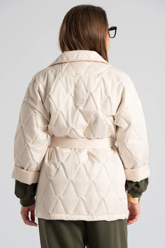 Cardigan Quilted Pin Belt