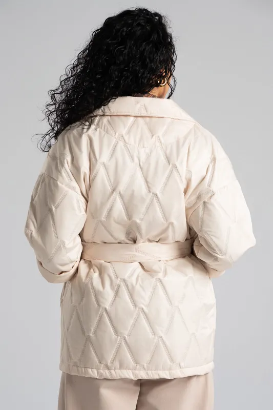 Cardigan Quilted Pin Belt