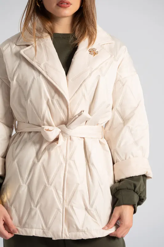 Cardigan Quilted Pin Belt