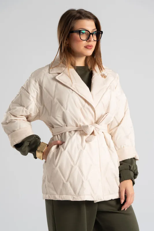 Cardigan Quilted Pin Belt