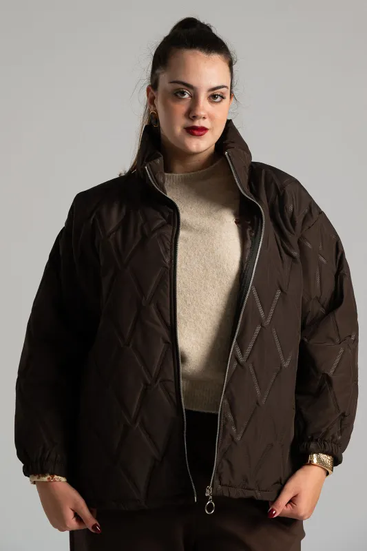 Jacket Quilted with Elasticated Sleeves
