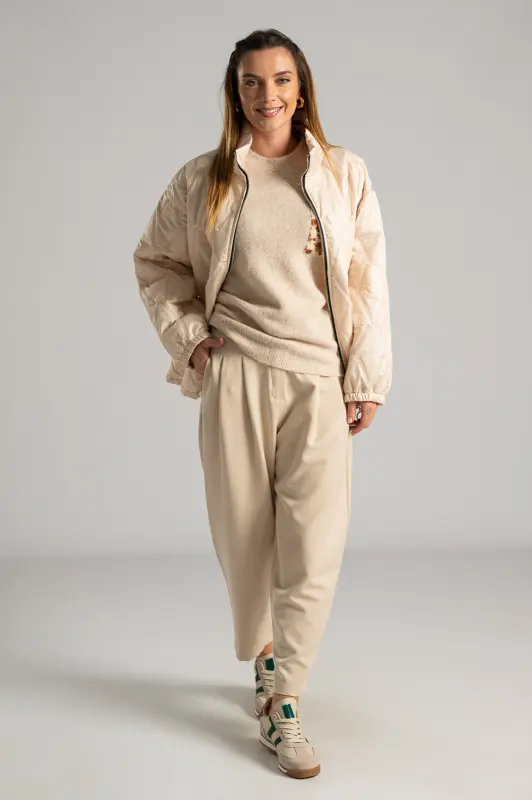 Jacket Quilted with Elasticated Sleeves