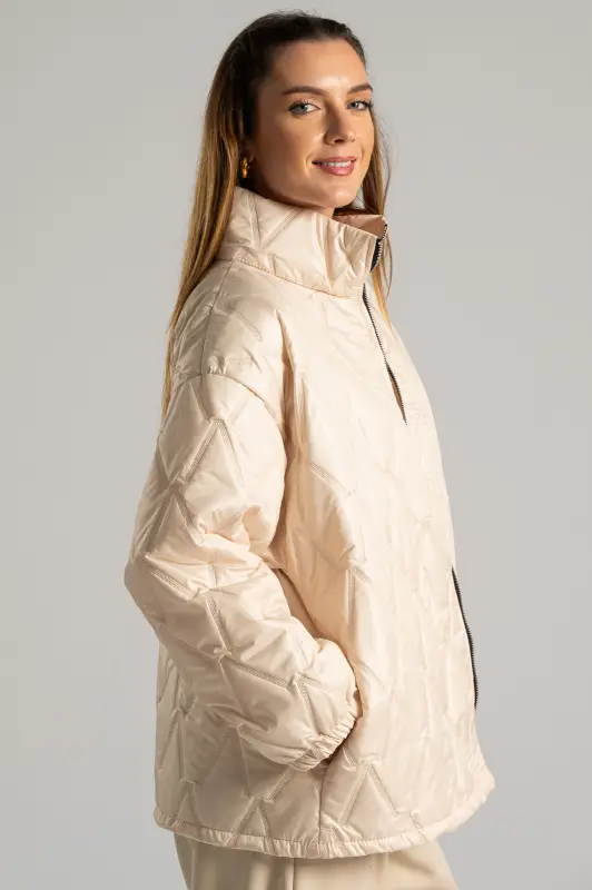 Jacket Quilted with Elasticated Sleeves