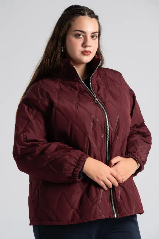 Jacket Quilted with Elasticated Sleeves