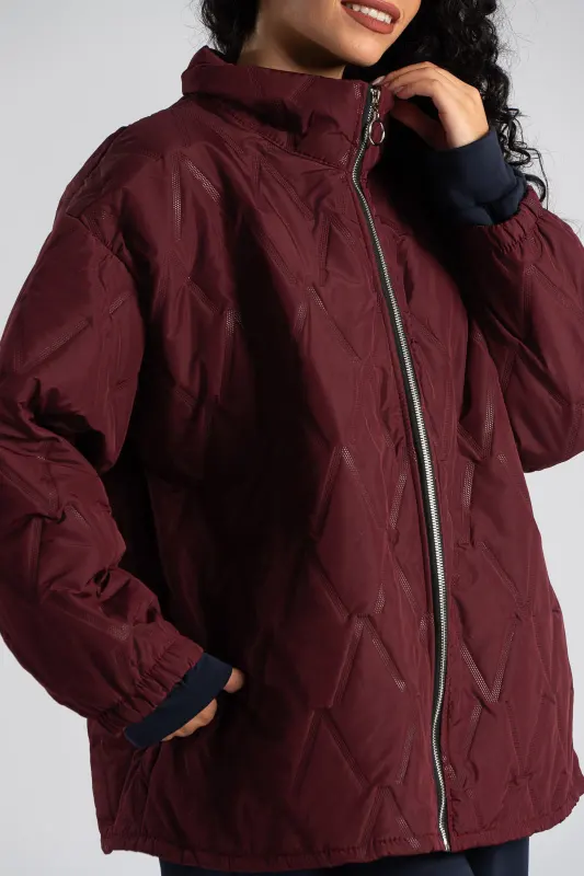 Jacket Quilted with Elasticated Sleeves