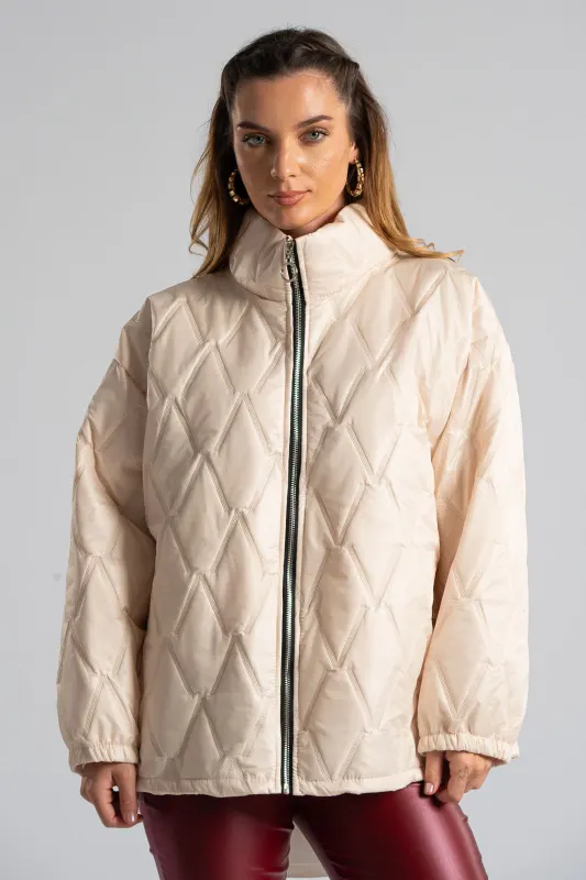 Μπουφάν Καπιτονέ Λάστιχο Μανικιών