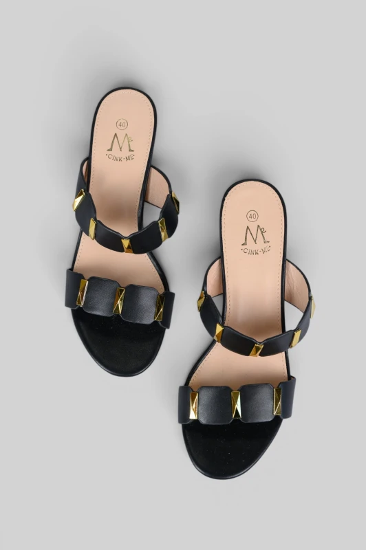 Mules Leatherette Troux Details 
