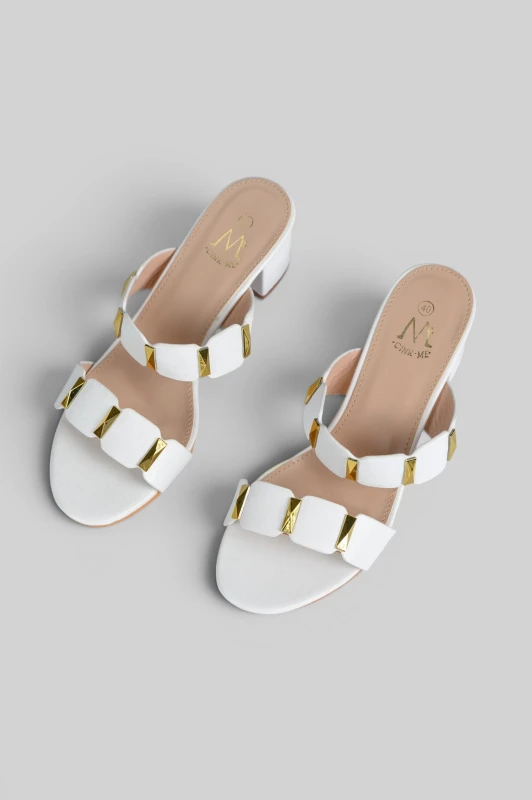 Mules Leatherette Troux Details 