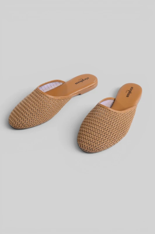 Mules Flat Πλεκτό