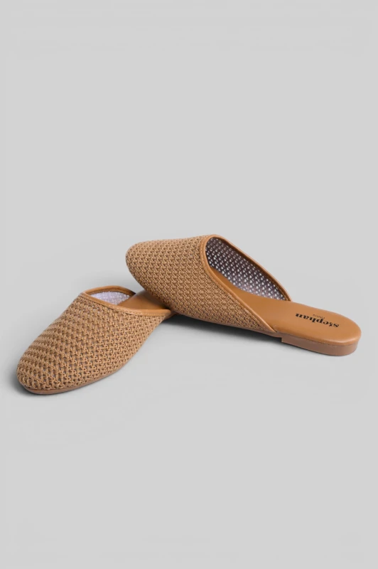 Mules Flat Πλεκτό