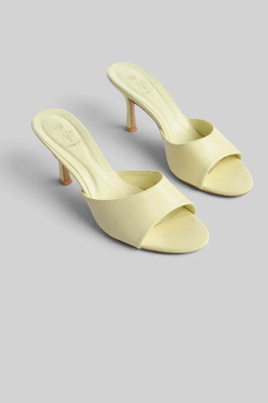 Mules Minimal Leatherette