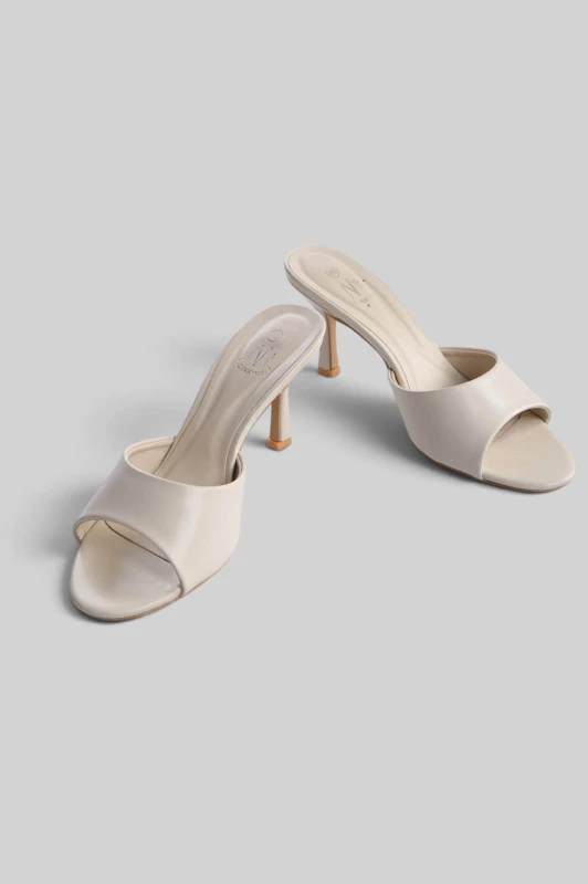 Mules Minimal Leatherette