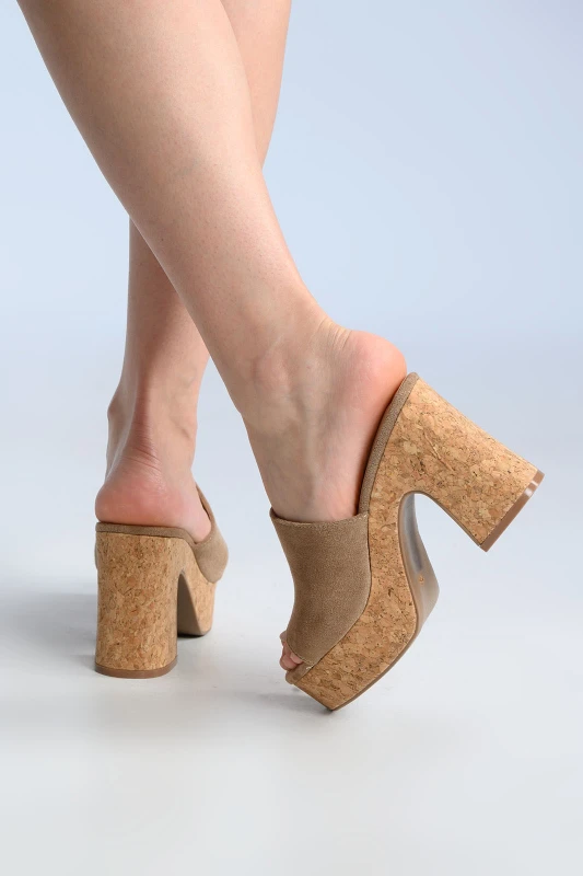 Mules Platforms Suede 