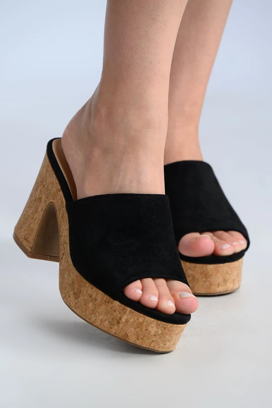 Mules Platforms Suede 