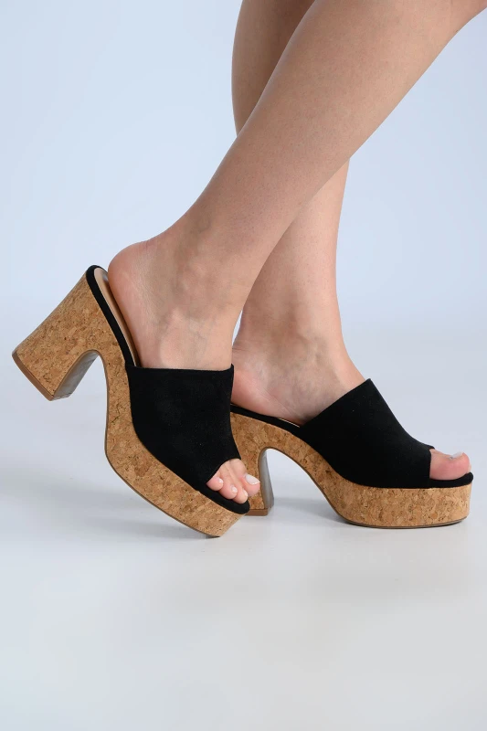 Mules Platforms Suede 
