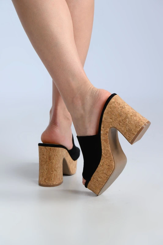Mules Platforms Suede 