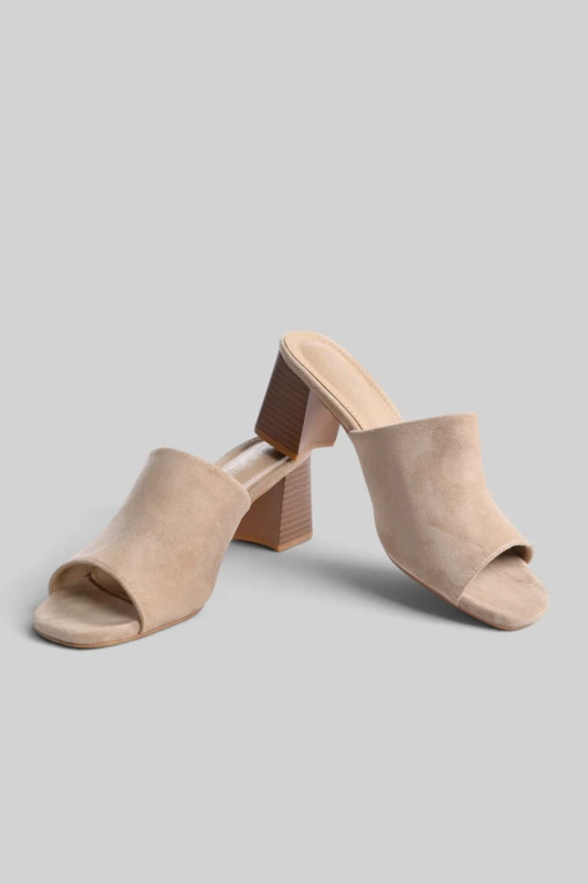 Mules Σουέτ Soft Square Toe