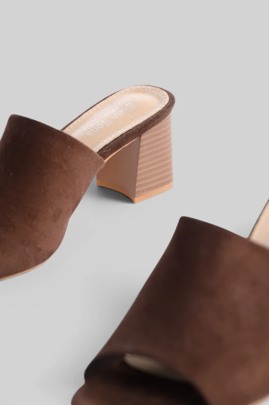 Mules Σουέτ Soft Square Toe