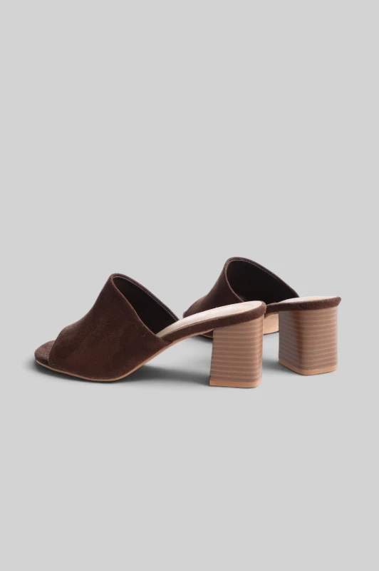 Mules Σουέτ Soft Square Toe