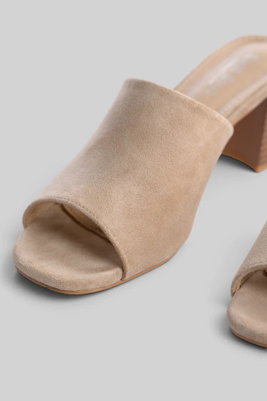 Mules Σουέτ Soft Square Toe