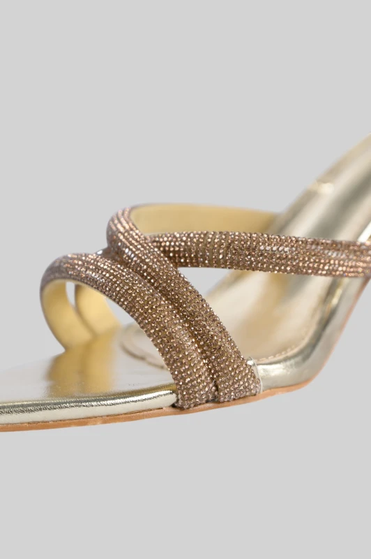 Mules  Rhinestone Pointed-toe