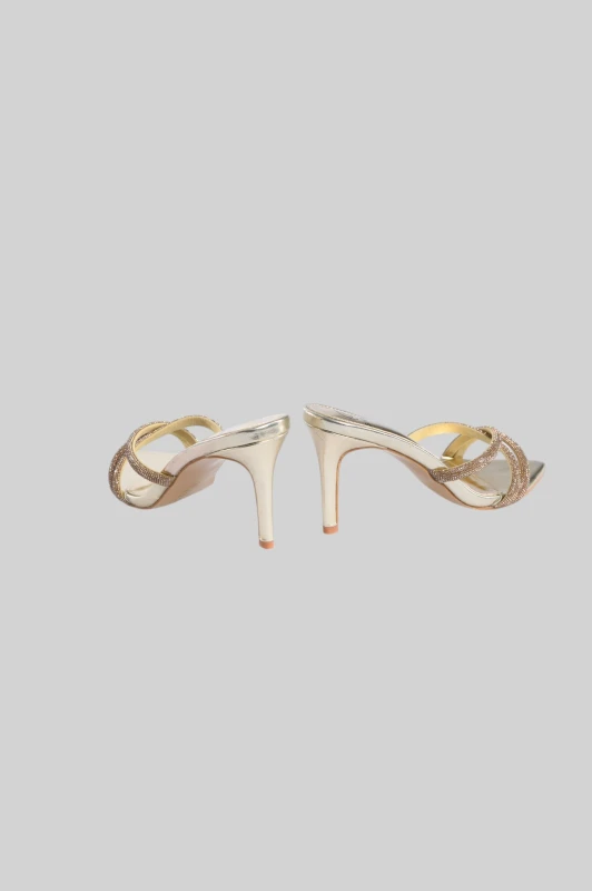 Mules  Rhinestone Pointed-toe