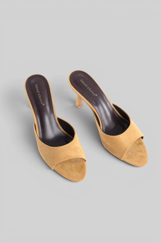 Pointed-toe Suede Mules 