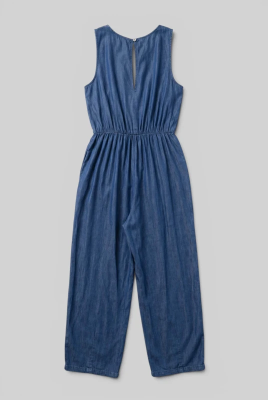 Jumpsuit Sleeveless Wrapped  