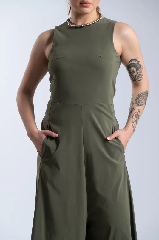 Ολόσωμη Φόρμα Αμάνικη Μονόχρωμη