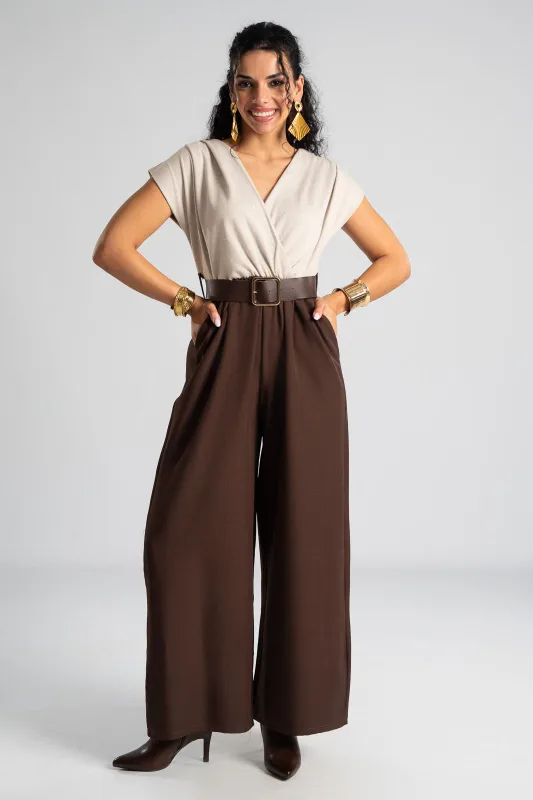 Bodysuit Sleeveless Belt