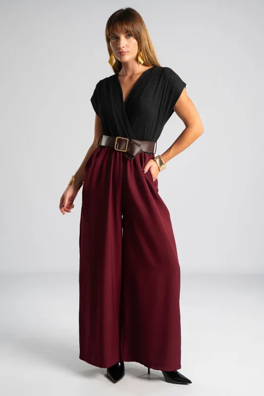 Bodysuit Sleeveless Belt