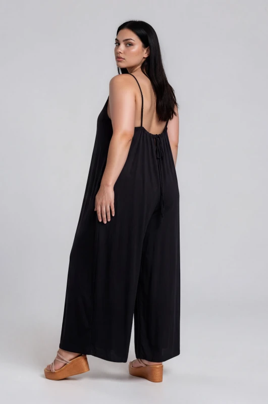 Jumpsuit Lace Neckline
