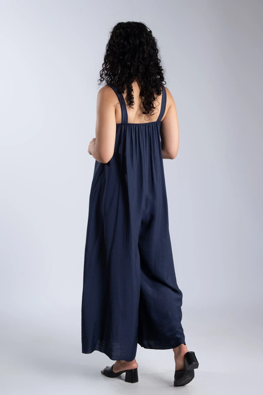 Jumpsuit with Metallic Detail 