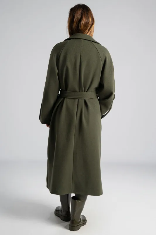 Coat Embossed Texture Belt