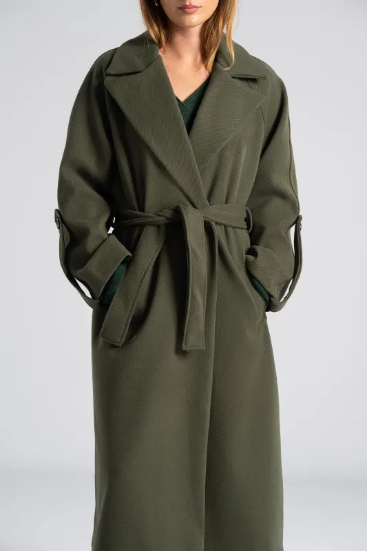 Coat Embossed Texture Belt