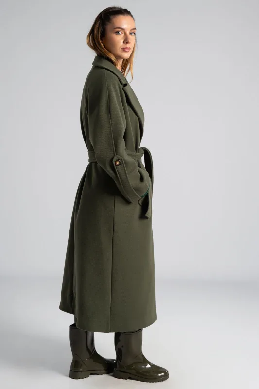 Coat Embossed Texture Belt