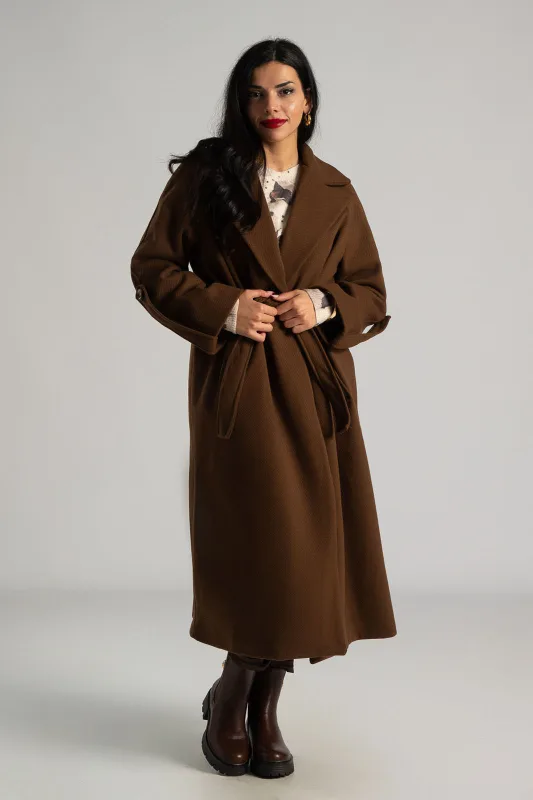 Coat Embossed Texture Belt