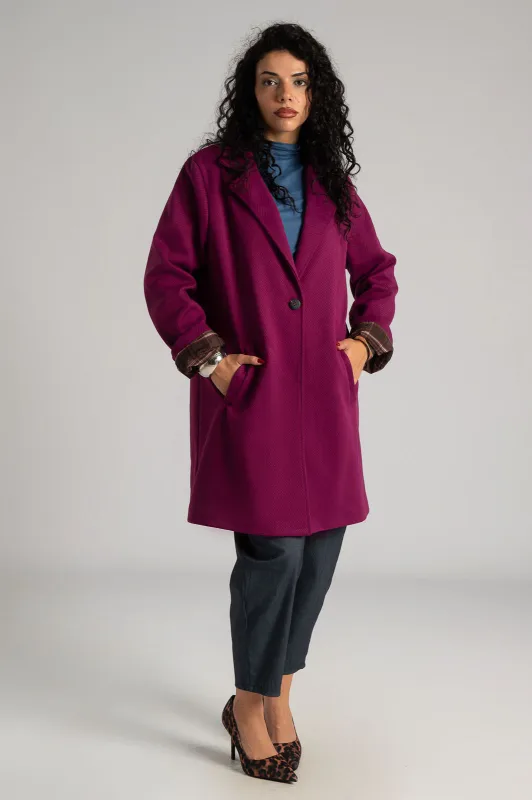 Παλτό Ανάγλυφο Κουμπί