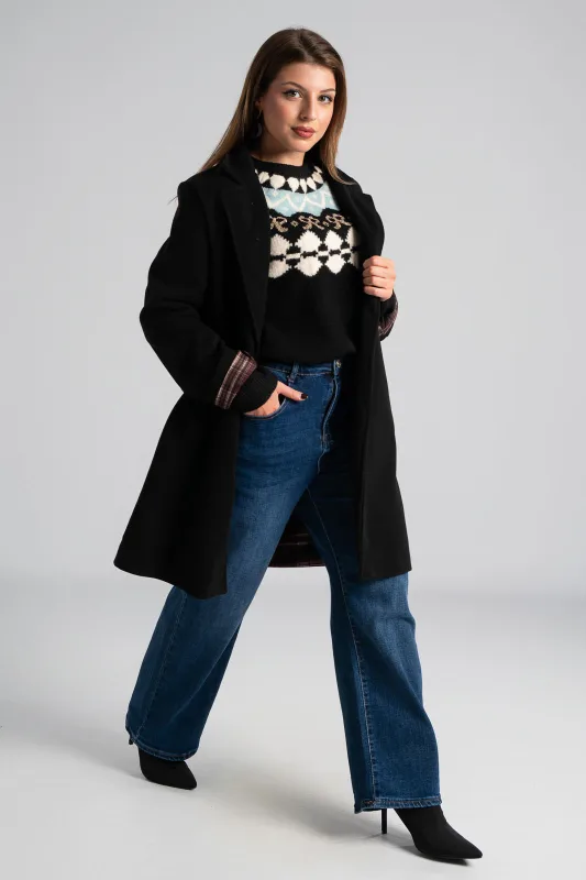 Παλτό Ανάγλυφο Κουμπί