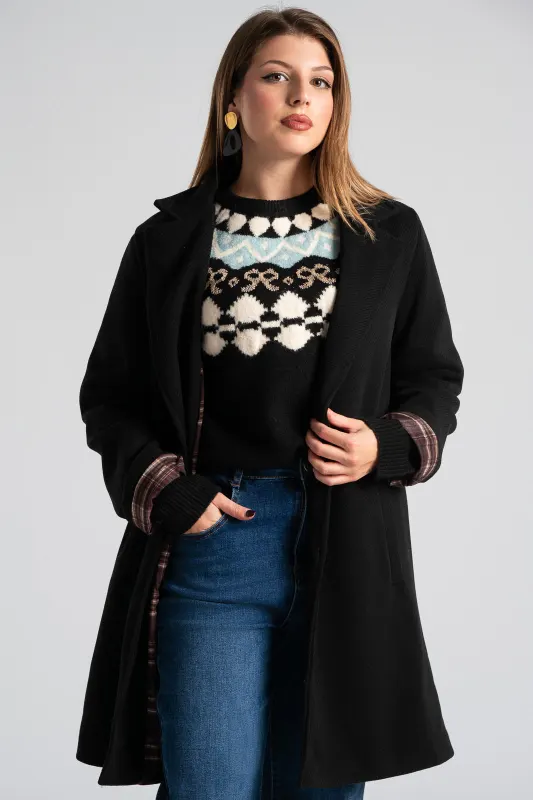 Παλτό Ανάγλυφο Κουμπί