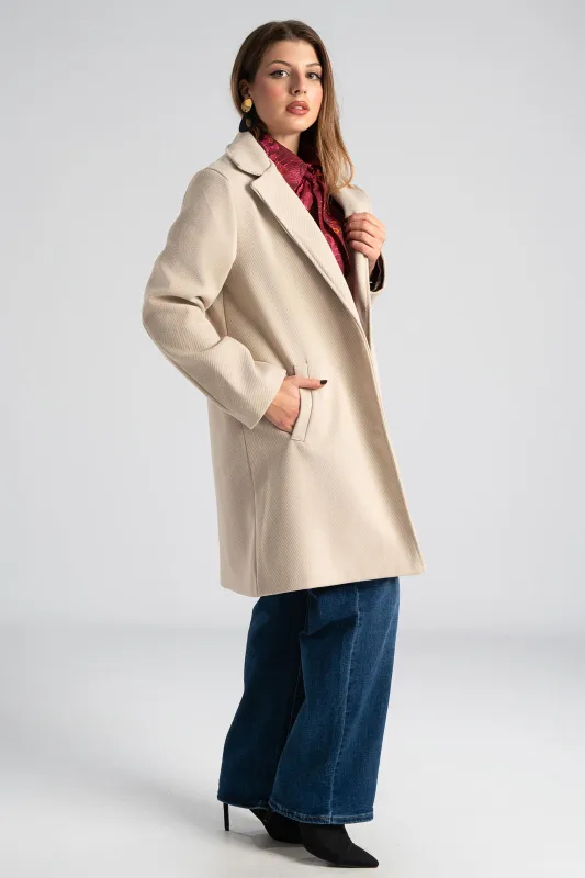 Παλτό Ανάγλυφο Κουμπί