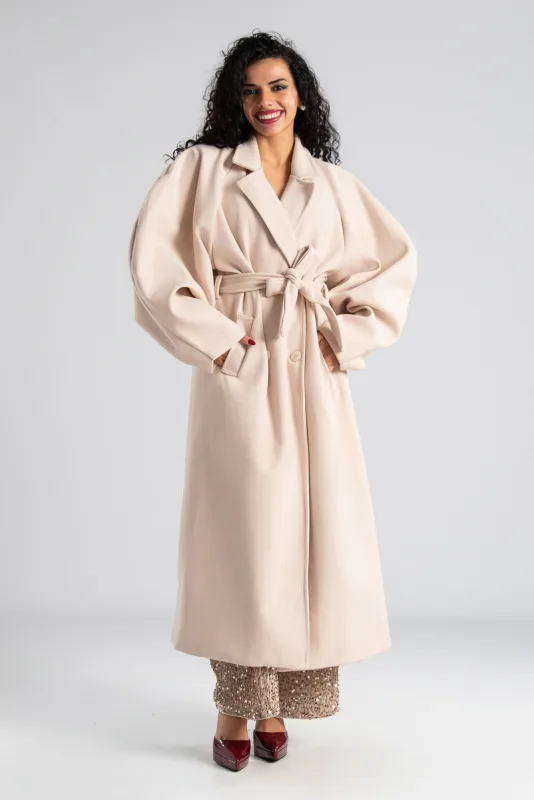 Παλτό Basic Μονόχρωμο